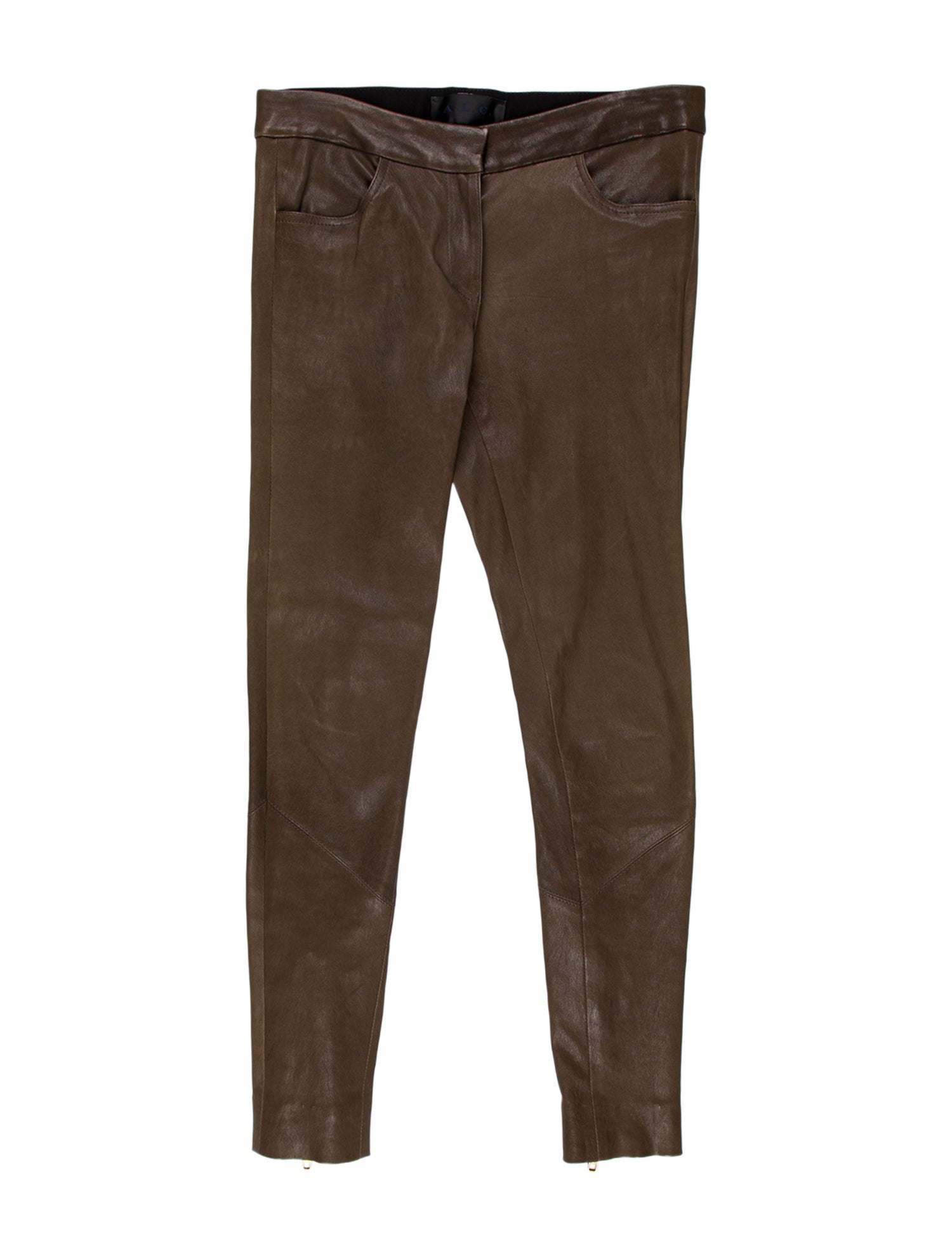 A.L.C. Leather Skinny Leg Pants